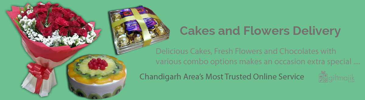 Online Delivery of flowers and cakes in Chandigarh