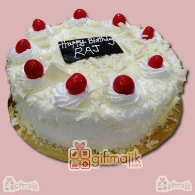 Send this to your dear ones Extra Delicious  White Forest Cake