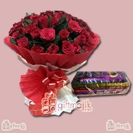 Buy 50 Red Roses Bunch